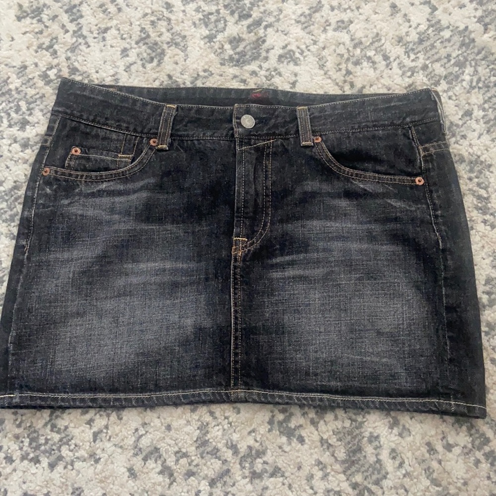 Vintage Mini skirt dark blue🍒